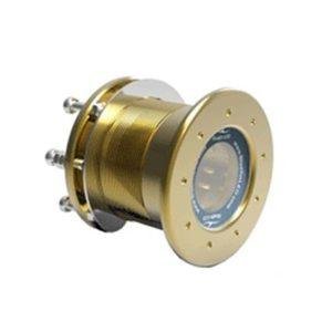 Bluefin LED M12-IFM24V-B604 24V Through Hull Underwater Light 6K Lumens Interchangeable Flush Mount, Cobalt Blue