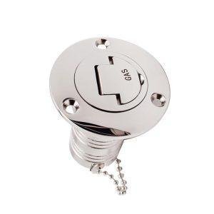 2" DECK FILL CAP KEYLESS GAS 316 SS