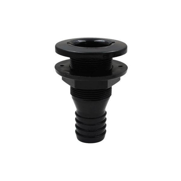 5/8" PVC Thru Hull Black