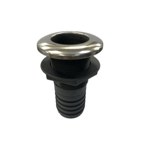 Thru-Hull Outlet with Check Valve – SS 316