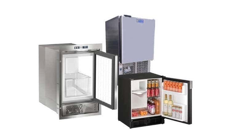 Marine ice makers and fridges for boats