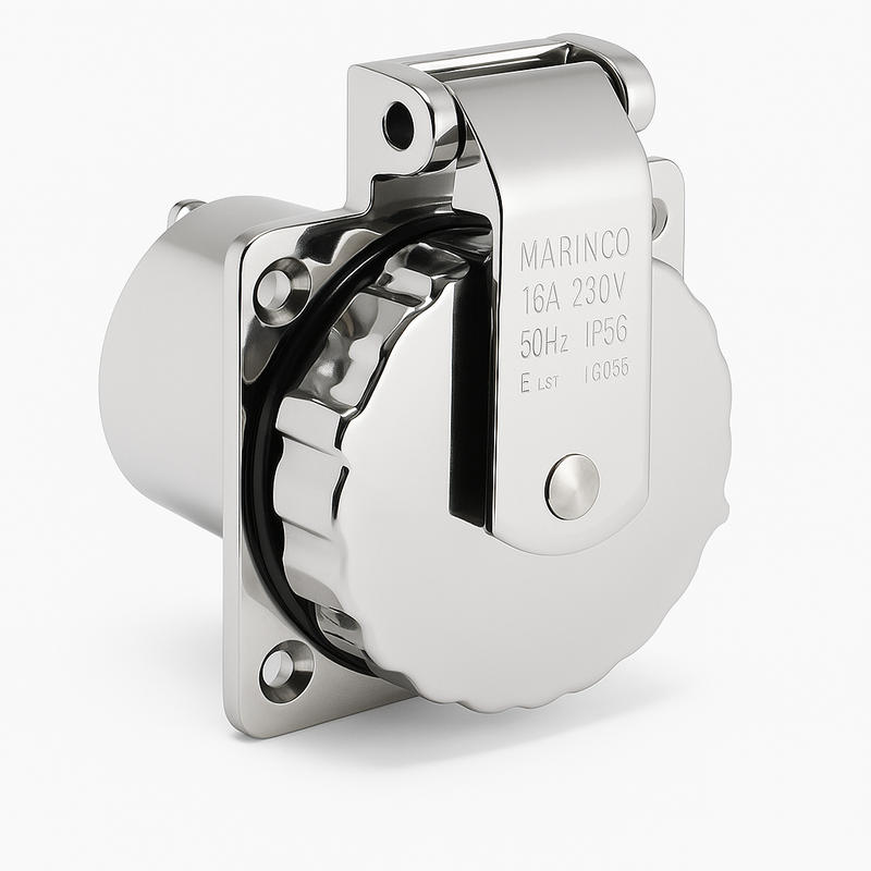 Marinco 125V 50A 50Hz Shore Power Inlet