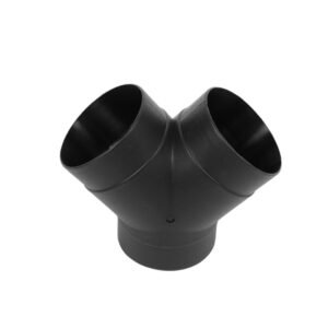 Y Piece Duct Air Ducting Connector Straight Air Heater Duct Joiner Connector Pipe
