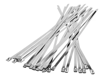Cable ties and metal zip ties for boat wiring