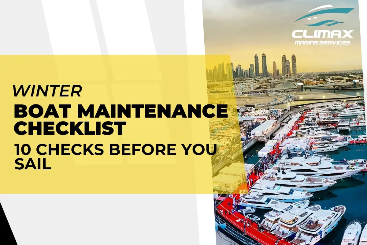 Boat maintenance checklist before the boating season